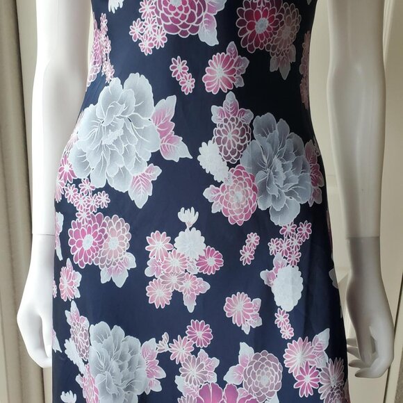 y2k floral print sleeveless maxi slip dress - Picture 5 of 7